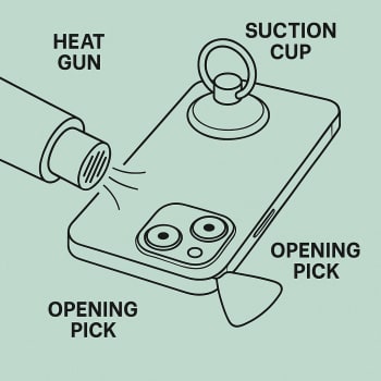 iPhone 15 Glasrückseite öffnenjpg